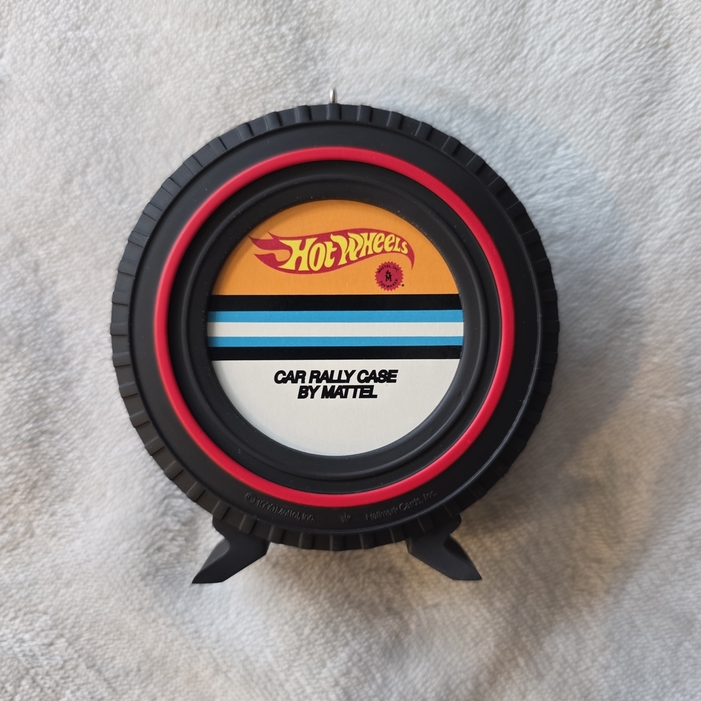 Vintage Hallmark Keepsake Ornament Jet Threat Car With Case Hot Wheels